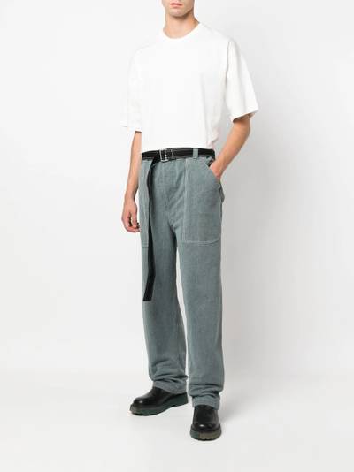 OAMC belted straight-leg jeans outlook