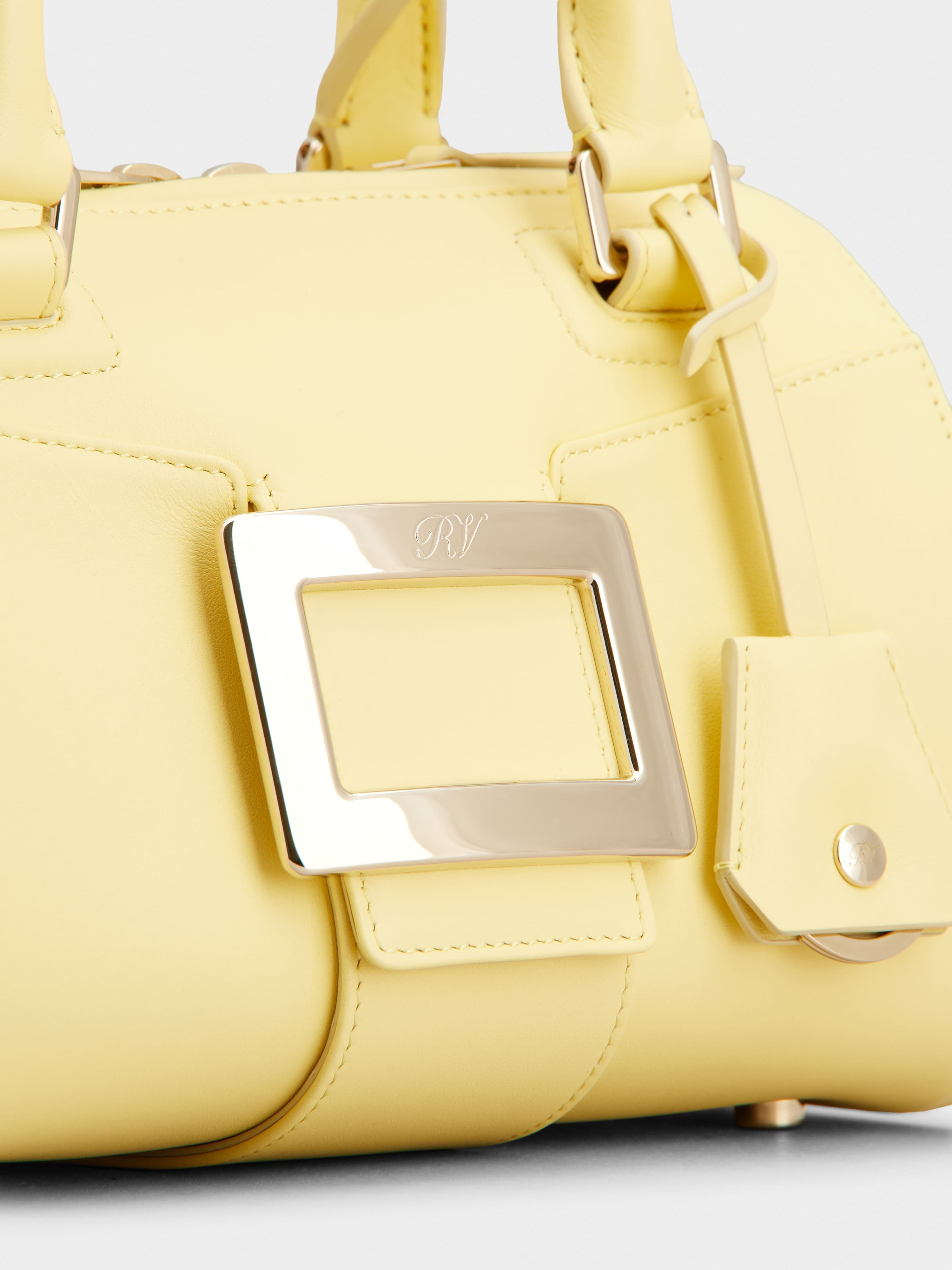 Belle Vivier Mini Bag in leather - 7