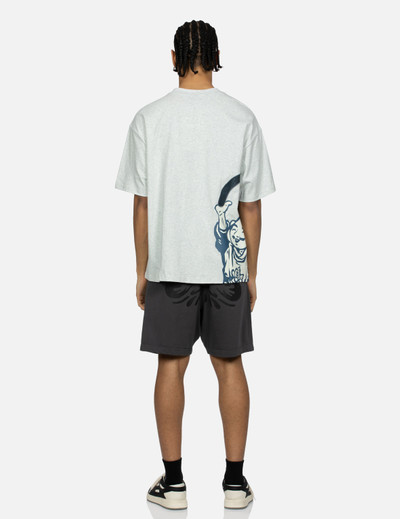 EVISU GODHEAD PRINT AND SEAGULL EMBROIDERY LOOSE FIT T-SHIRT outlook