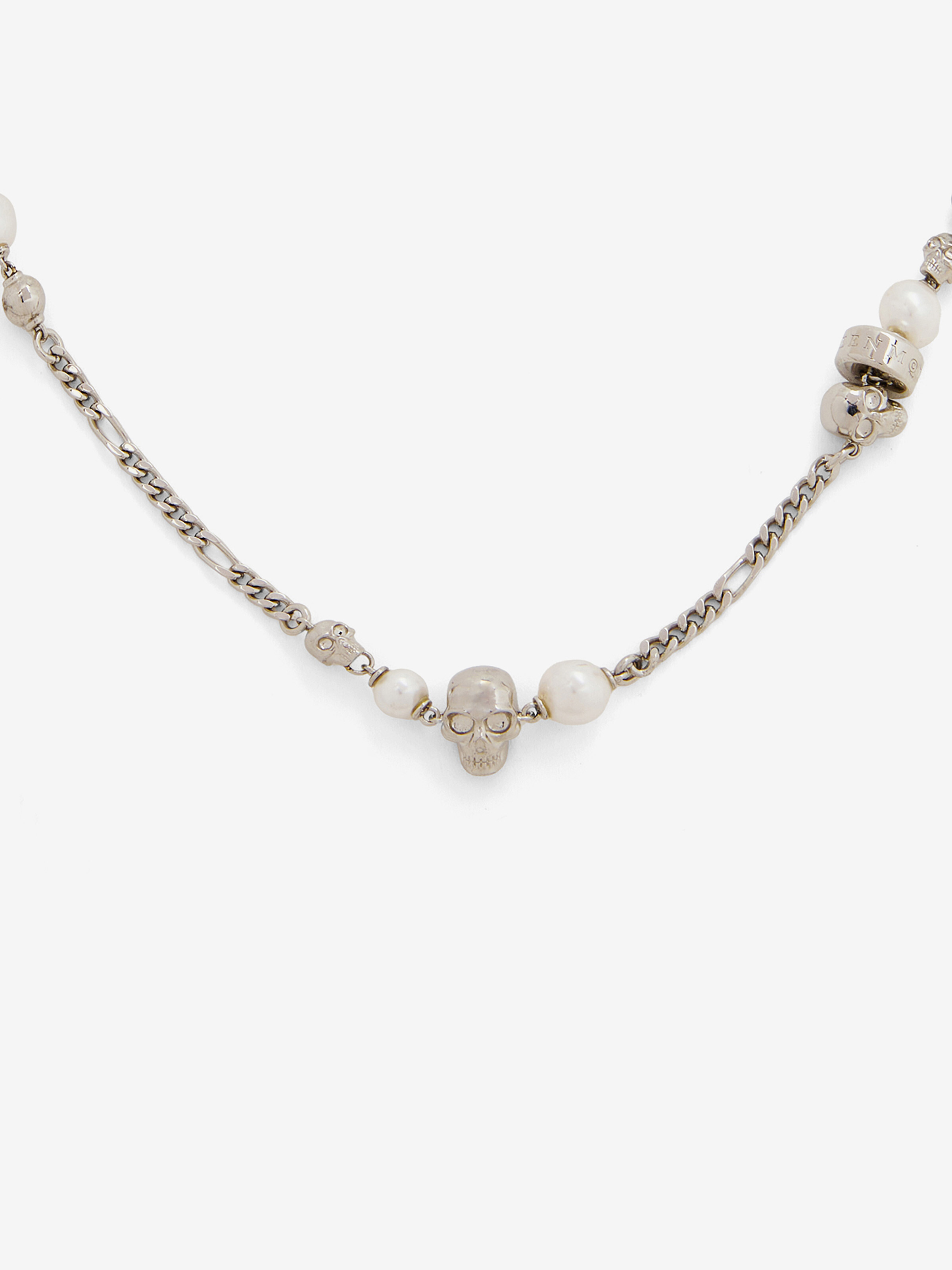 Skull And Pearl Necklace - 3