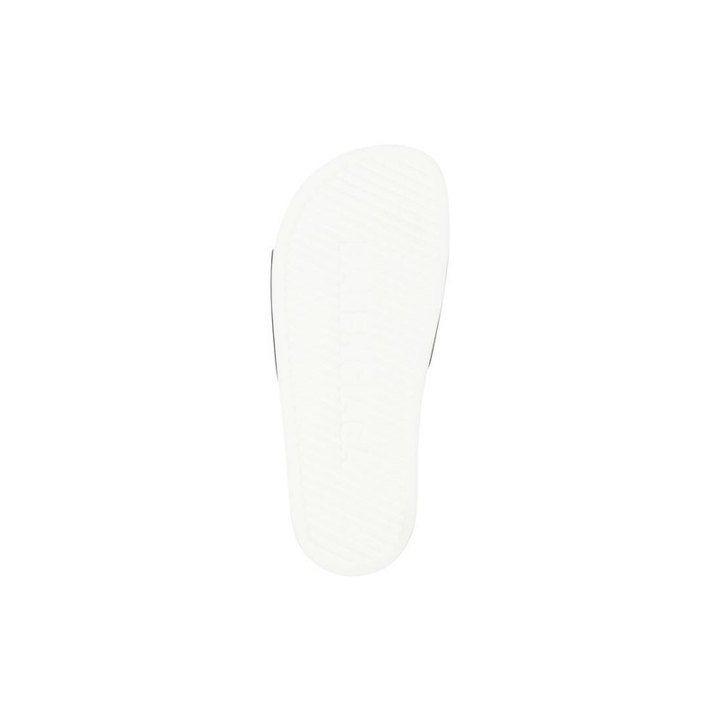 Women's Pool Slide Sandal in White/black 6