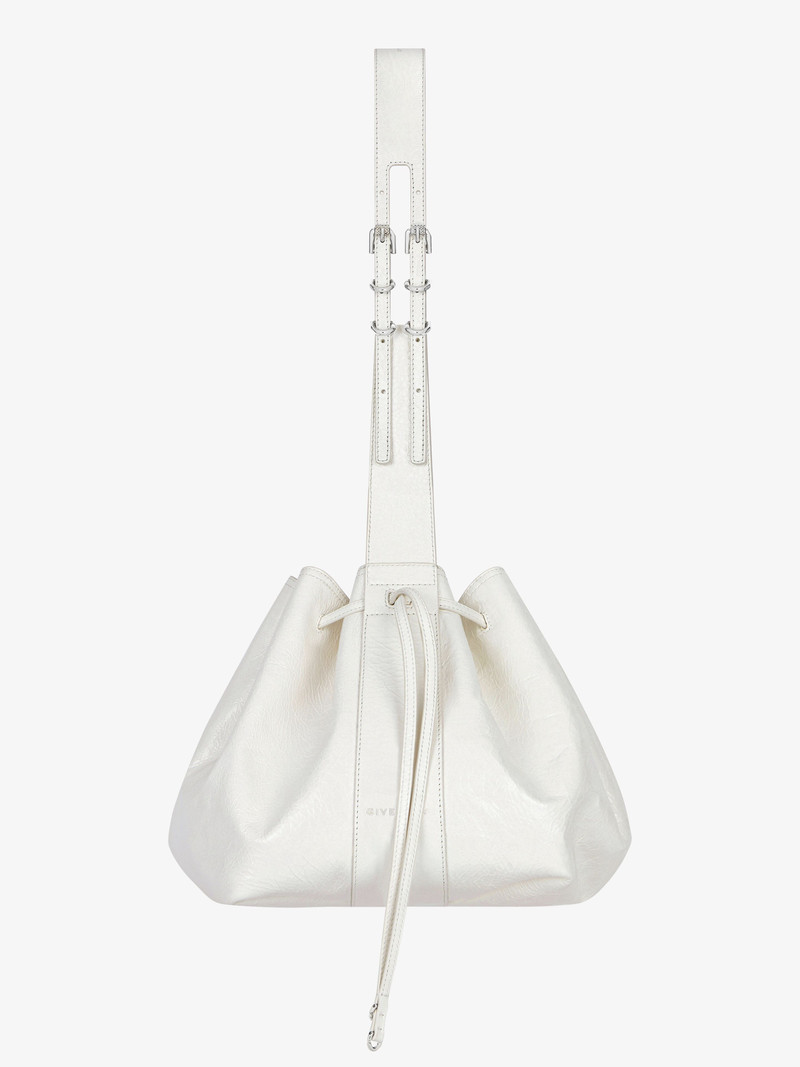 MEDIUM PUMPKIN BAG IN CRACKLED LEATHER 4