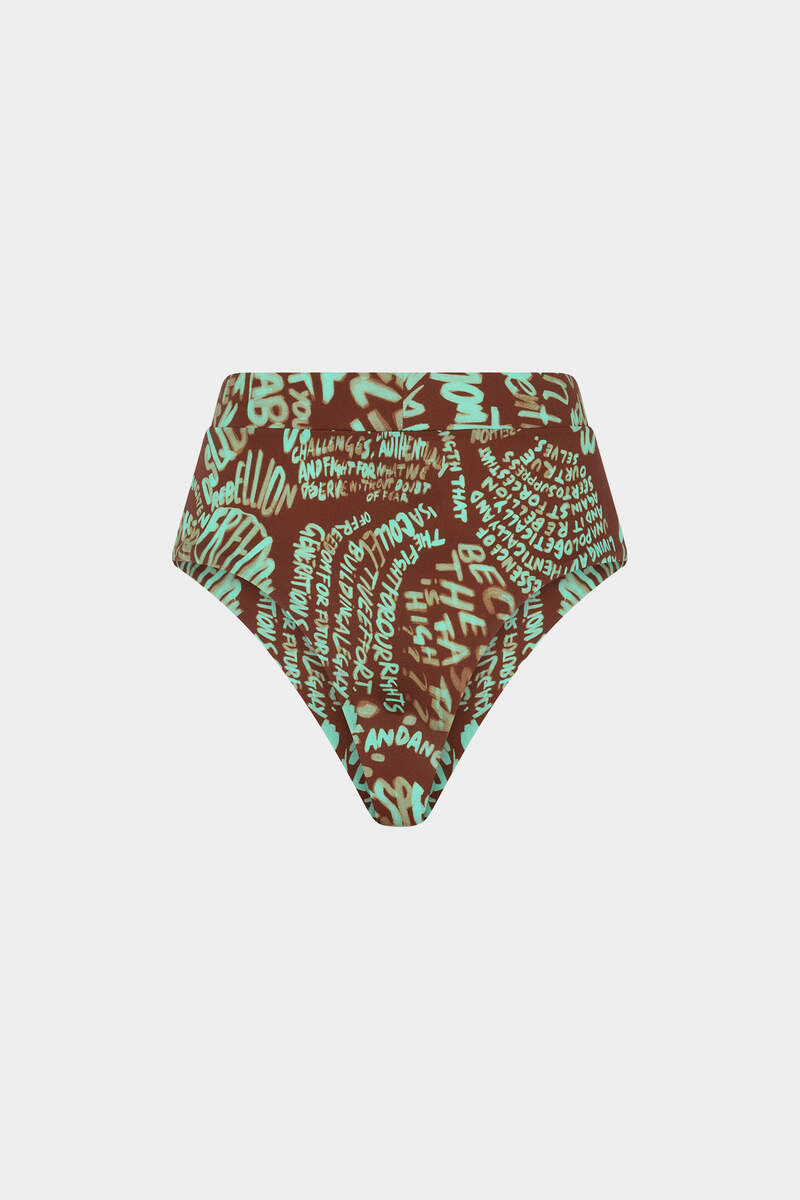 DSQUARED2 REBEL HIBISCUS BIKINI BRIEF outlook