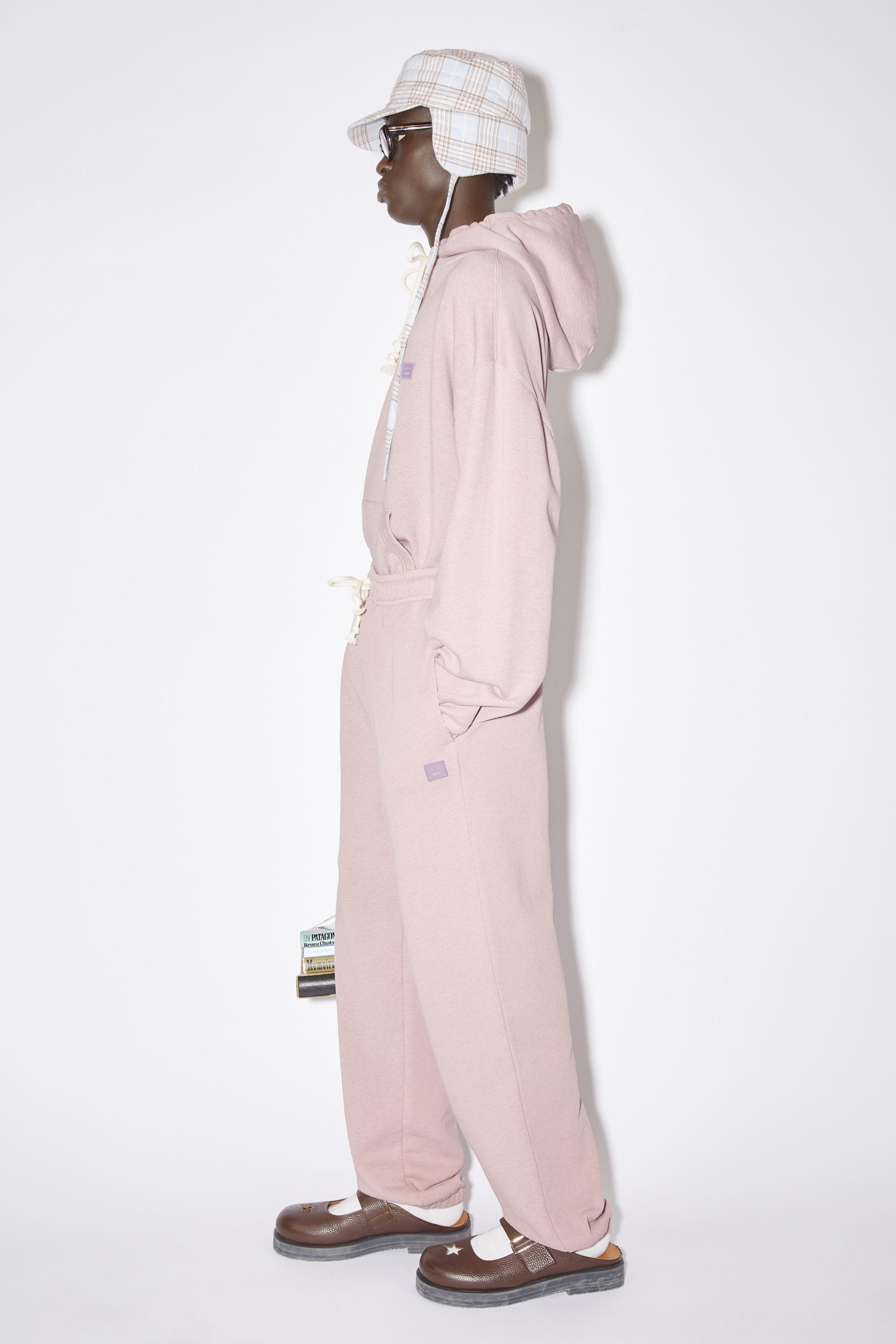 Sweatpants - Violet pink melange - 4