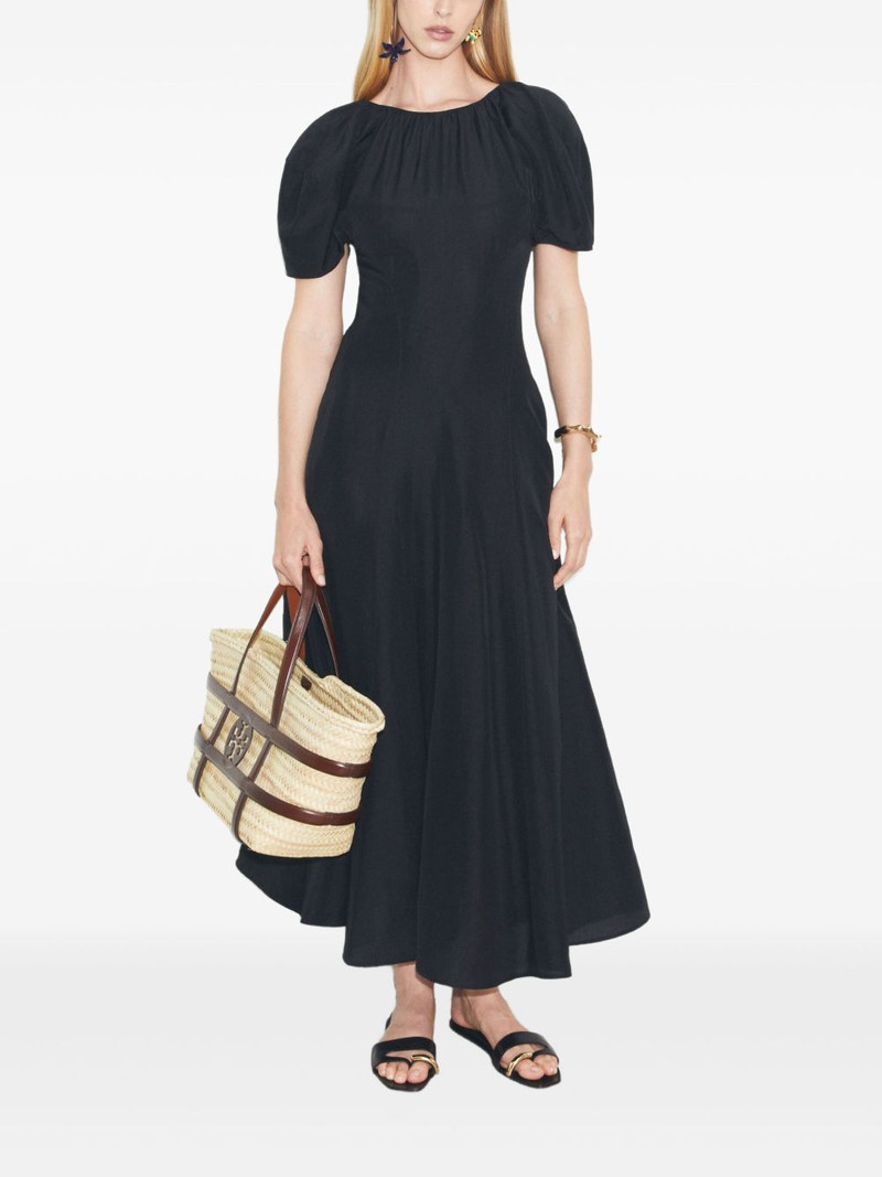 TORY BURCH puff-sleeve A-line maxi dress outlook