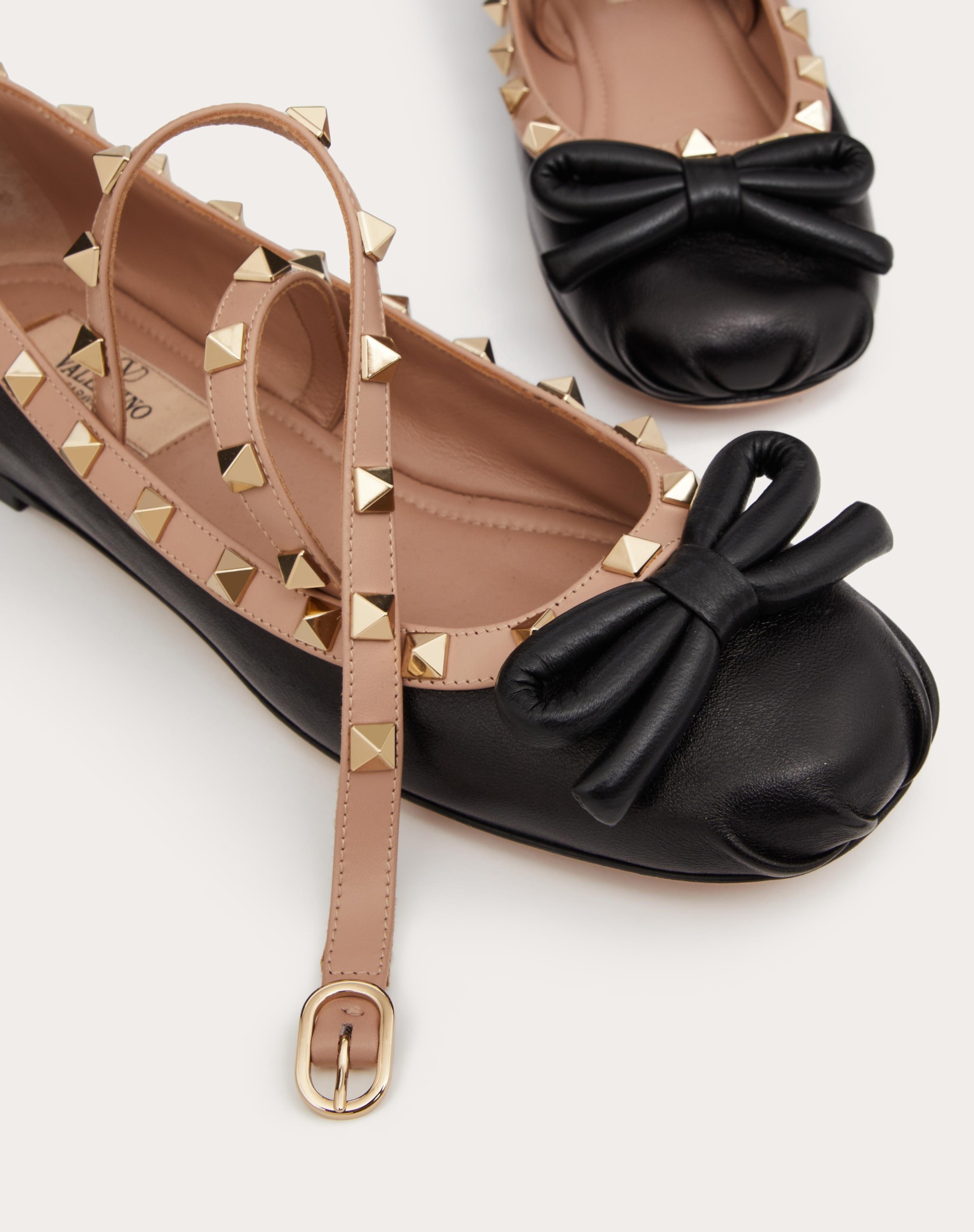 ROCKSTUD BALLERINA IN NAPPA LEATHER - 5