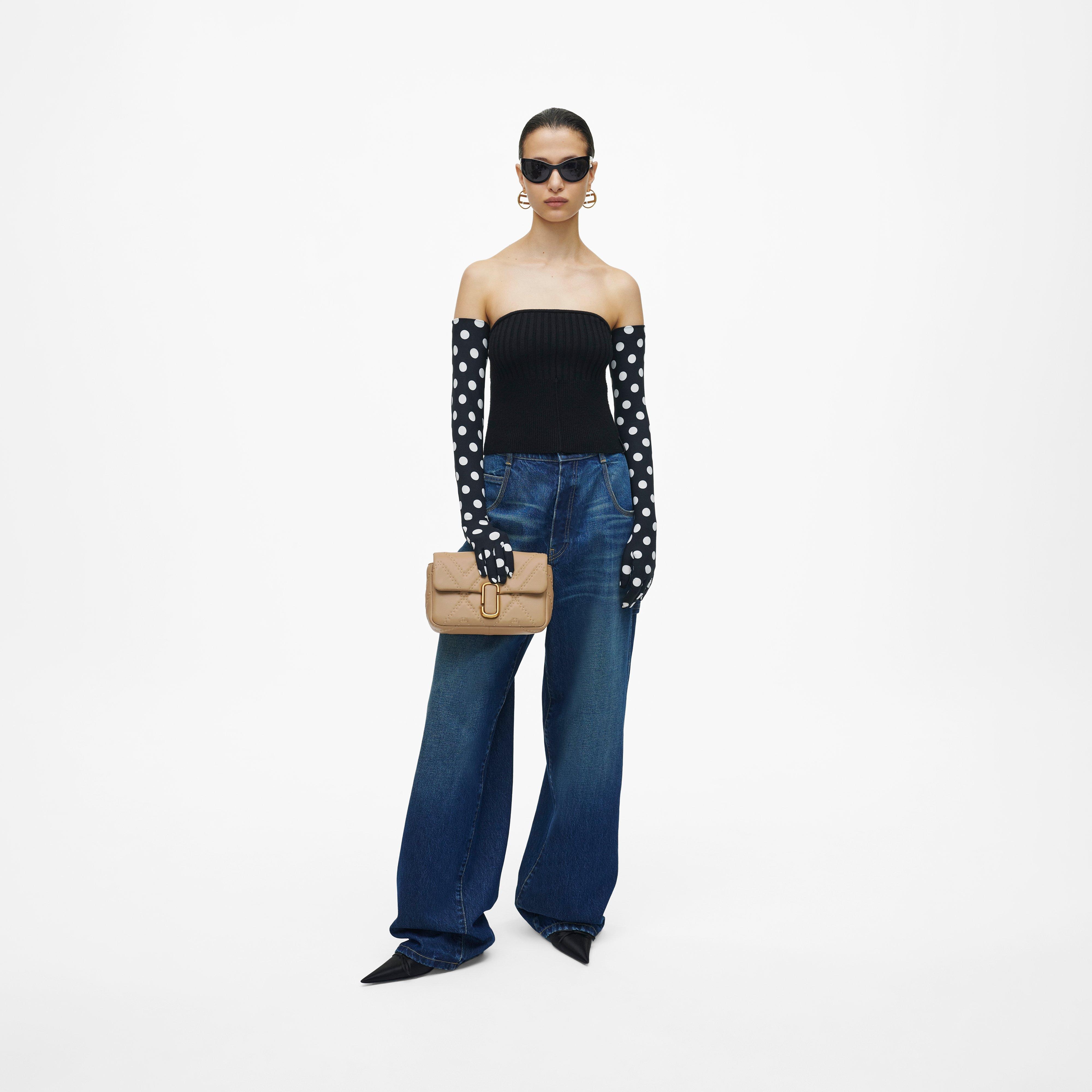THE QUILTED LEATHER J MARC SHOULDER BAG 8