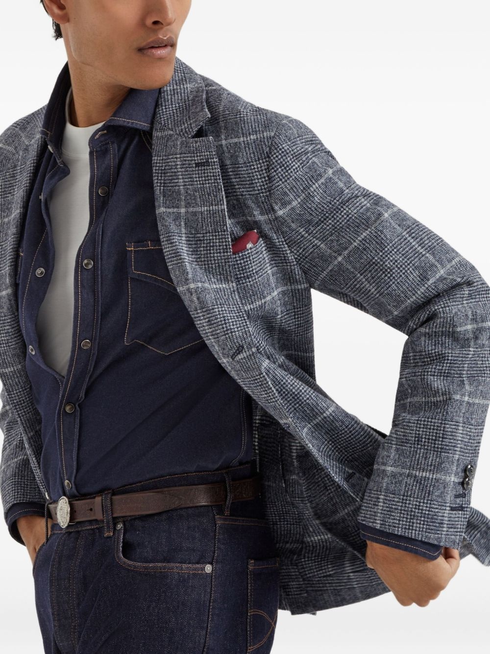single-breasted blazer - 5