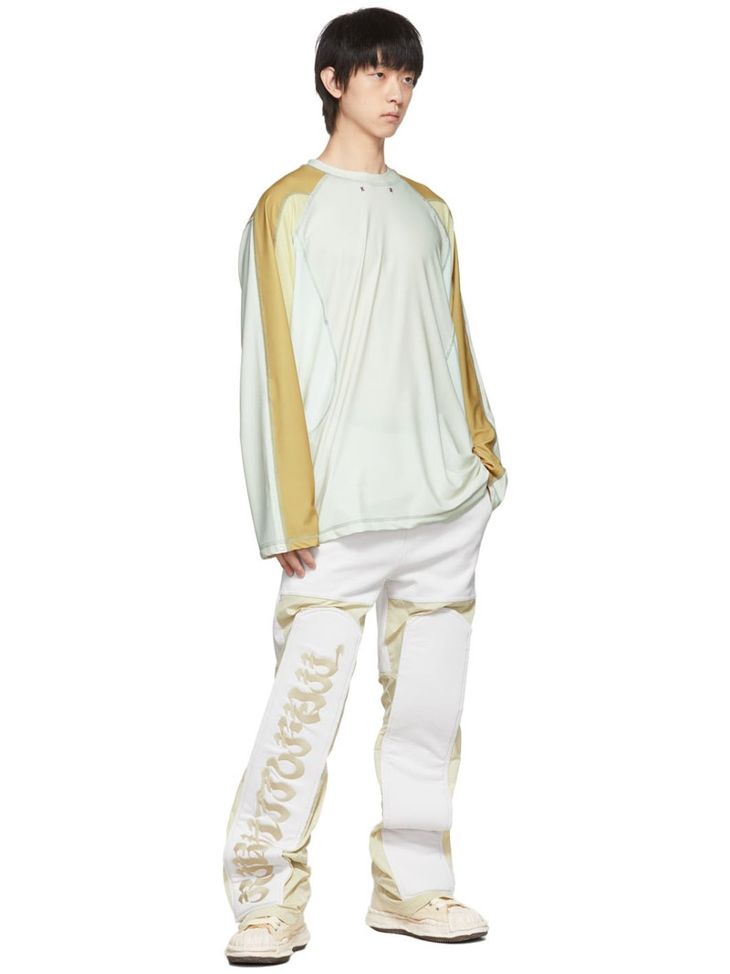 KUSIKOHC SSENSE Exclusive White Cotton Lounge Pants outlook