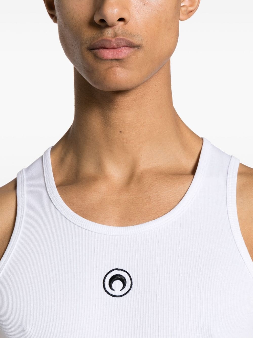 Crescent Moon-embroidered tank top - 5