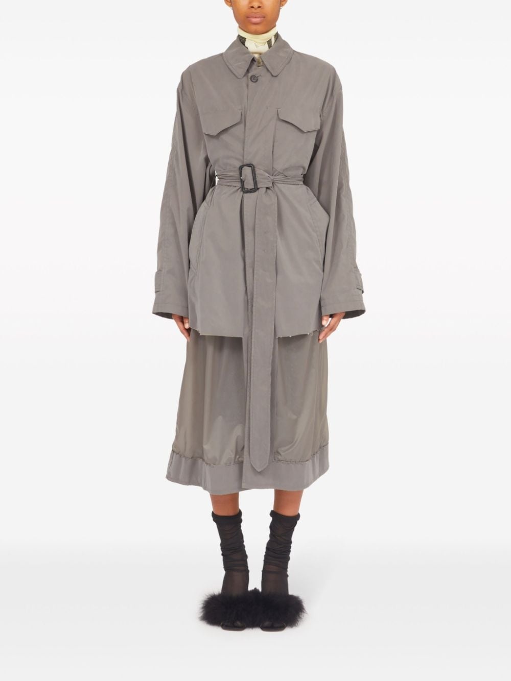 DÃ©cortiquÃ© reversible trench coat - 2