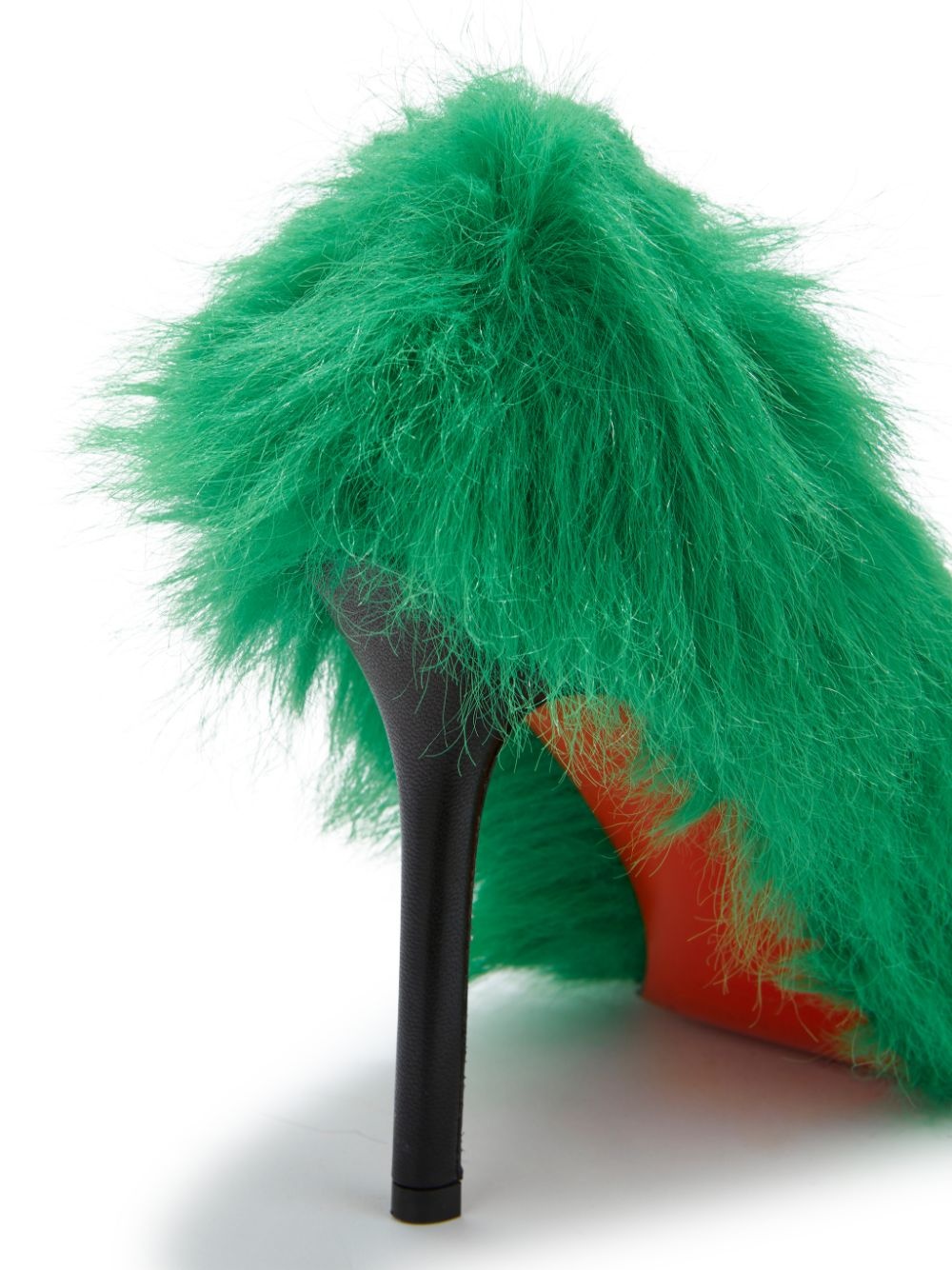 Fur Stiletto Pump - 4