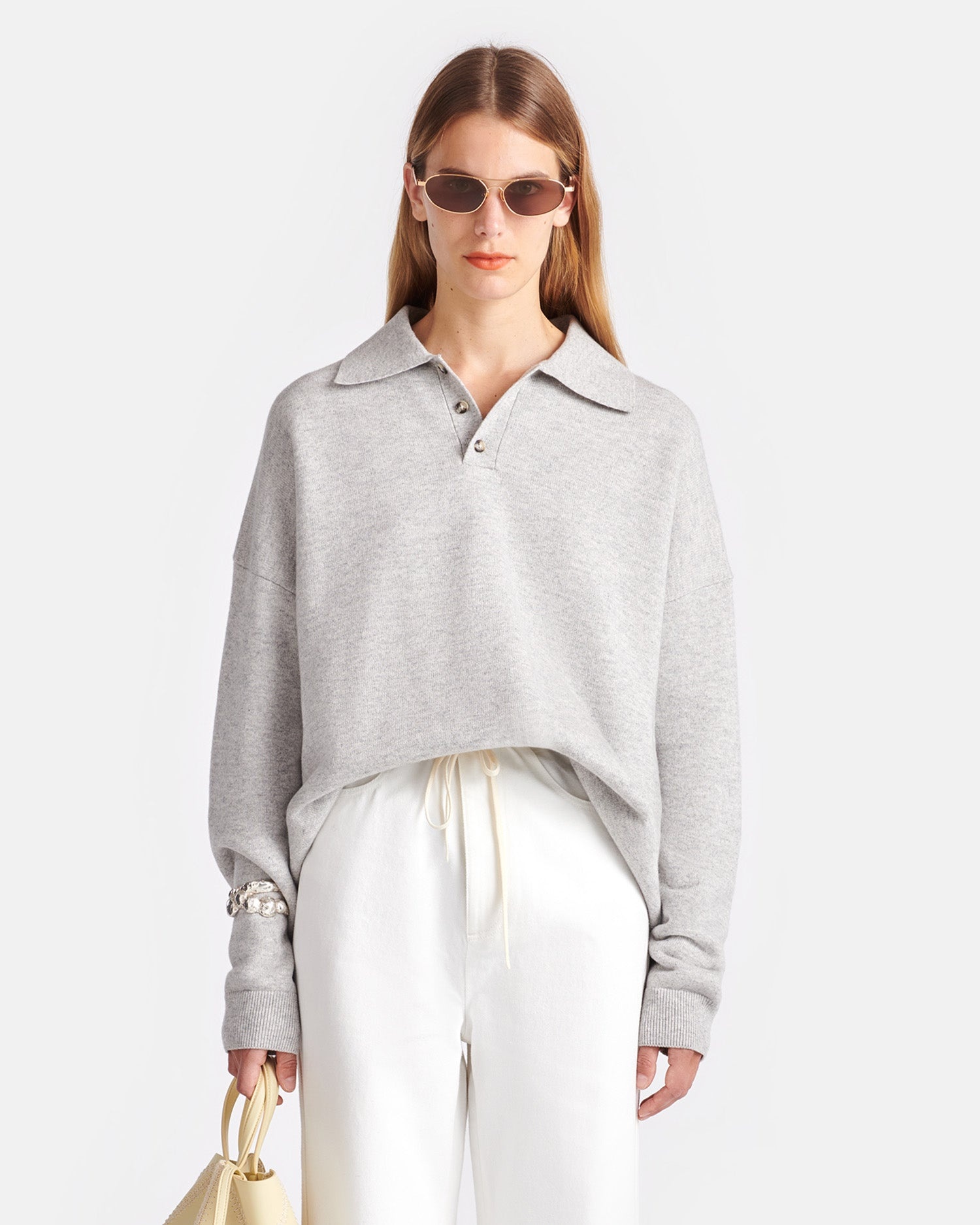 Plush Cashmere Polo-Neck Sweater - 2