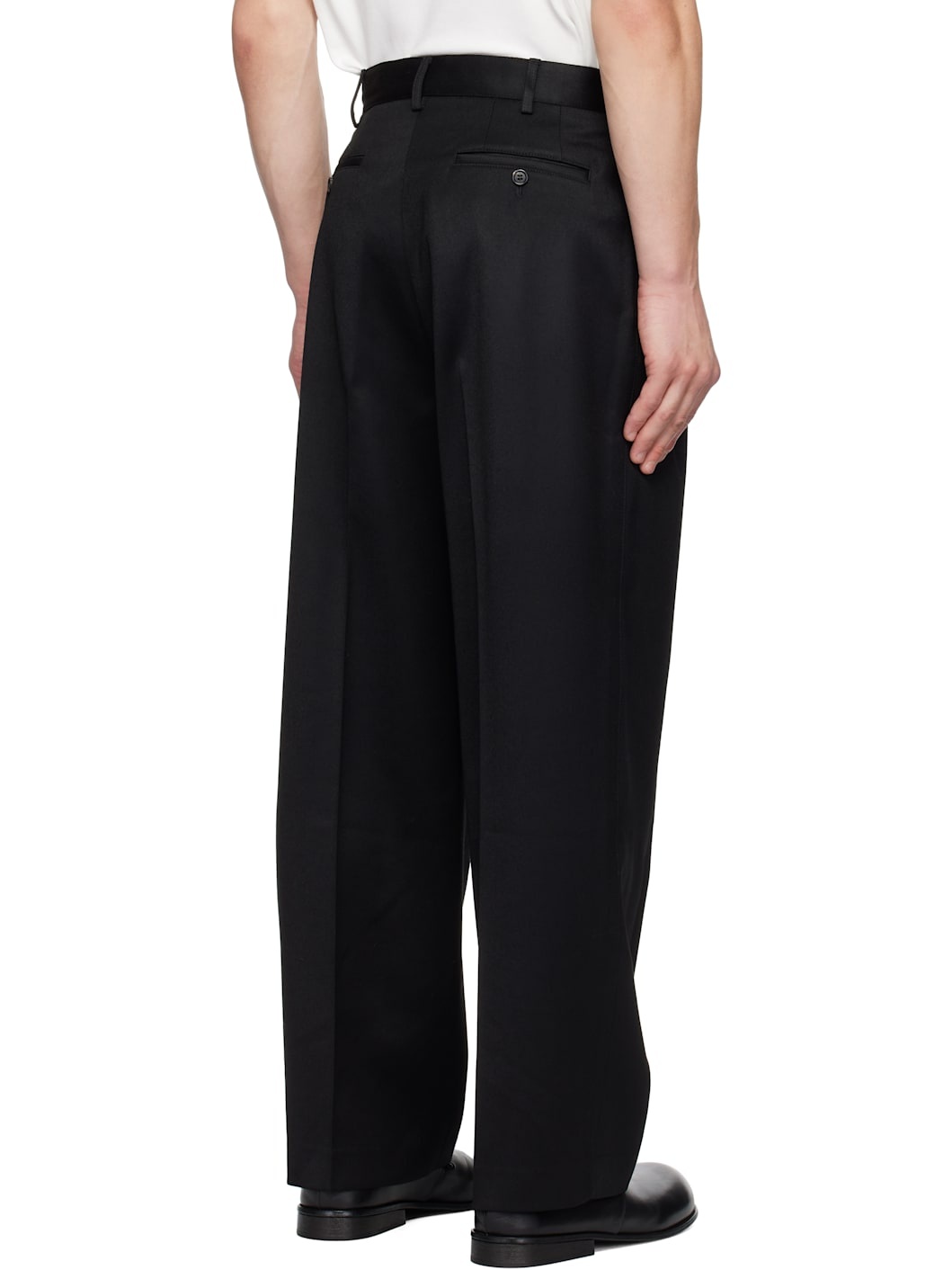 Black Barathea McNab Trousers - 3
