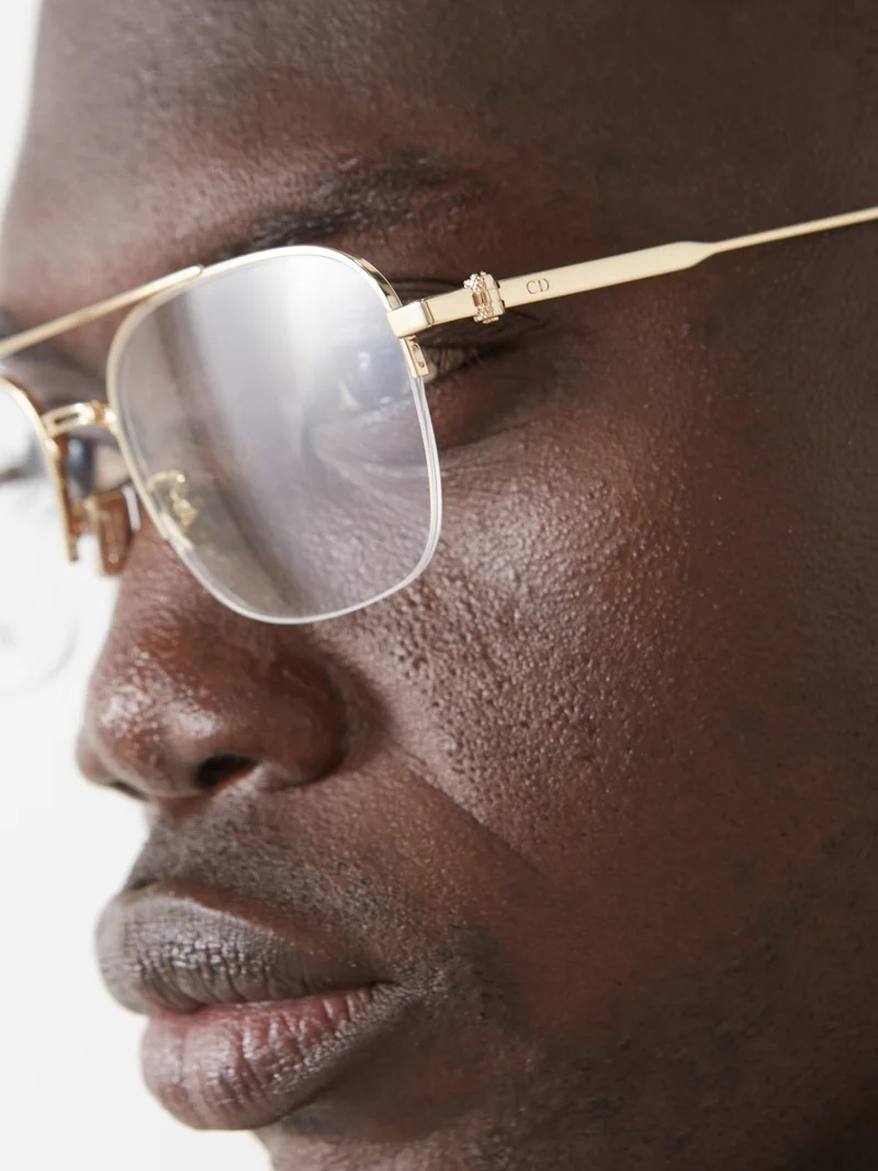 NeoDior aviator metal glasses - 4