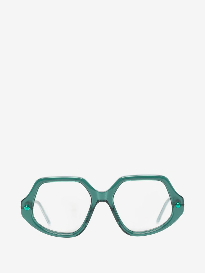 geometric-frame sunglasses 1