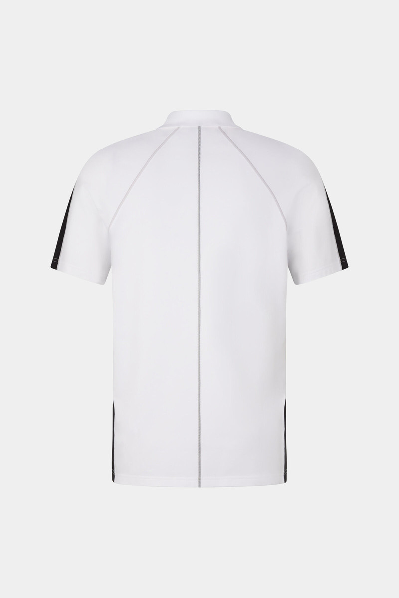 BOGNER Molar Functional polo shirt in White/Black outlook
