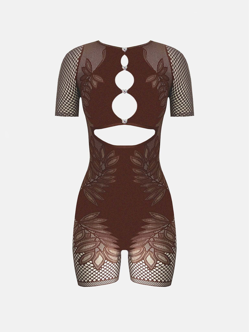 DINERO PLAYSUIT OLD MONEY BROWN 1