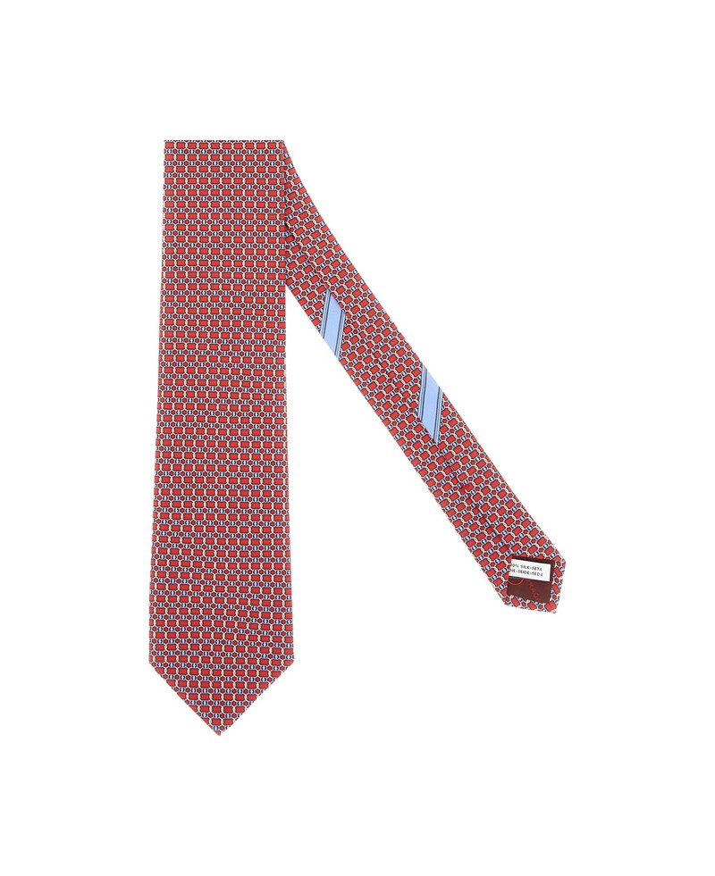 FERRAGAMO "vara" Print Tie outlook