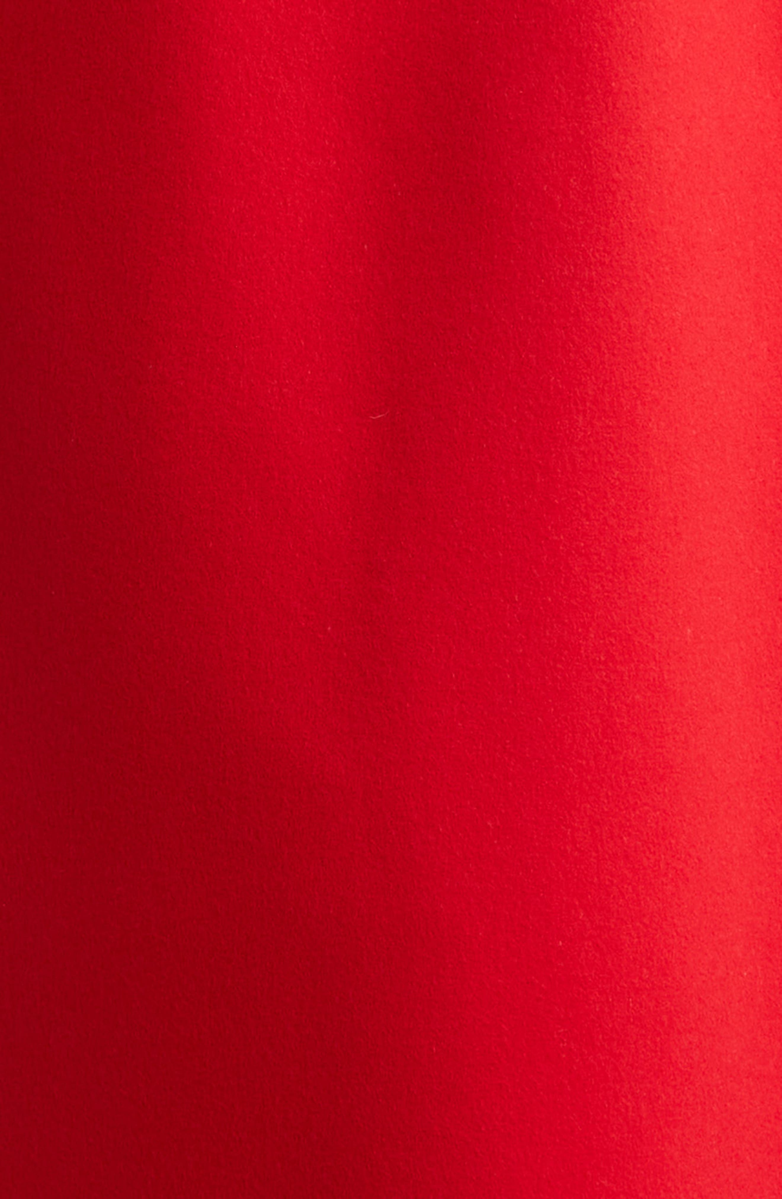 Valentino Garavani Double Breasted Wool & Cashmere Belted Coat in Dark Red at Nordstrom - 5