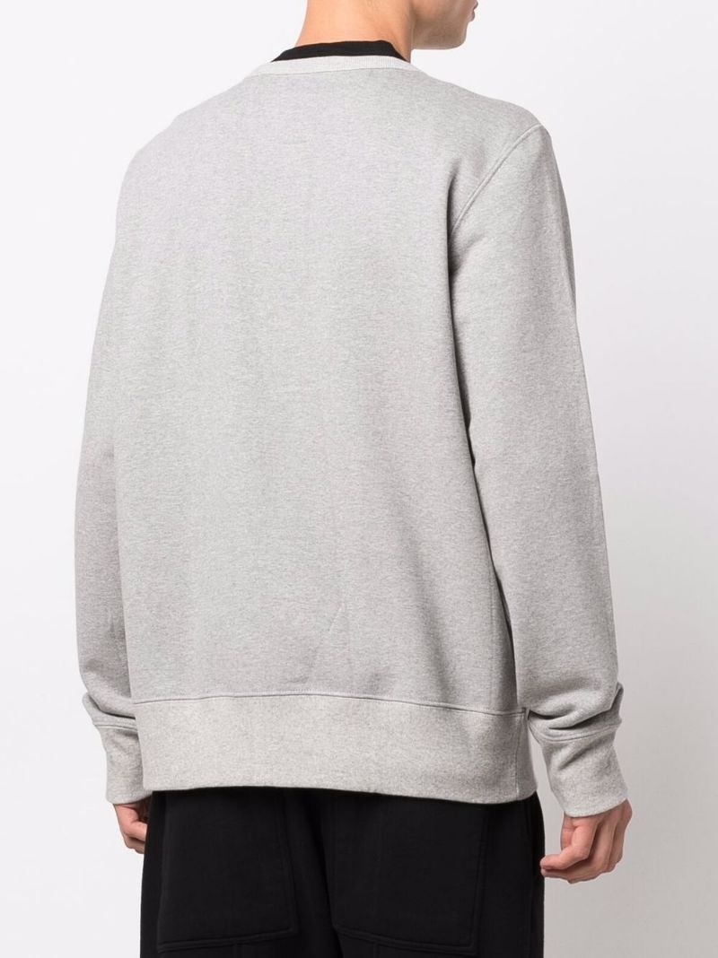 eye patchwork sweatshirt - 4