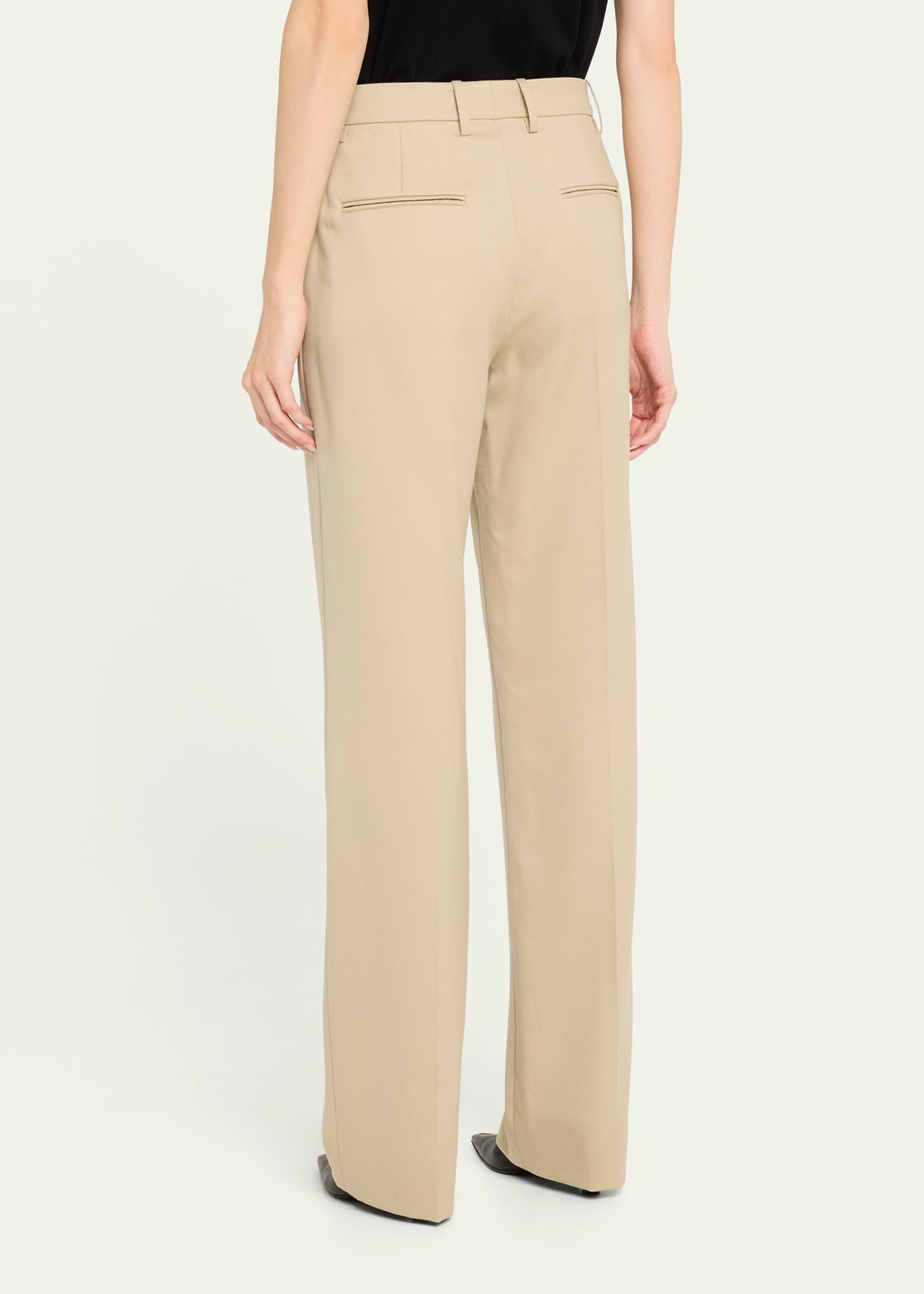 Alphonse Pleated Straight-Leg Tailoring Pants - 3