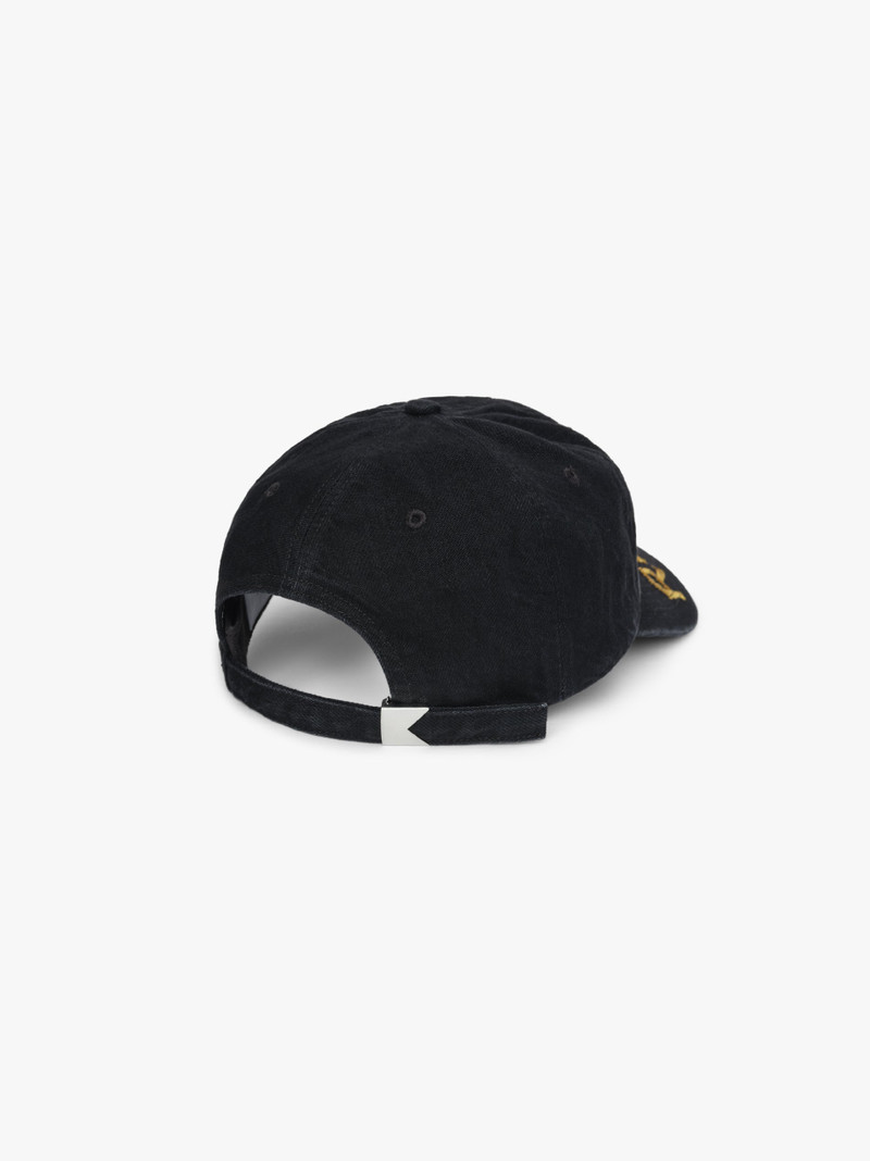RHUDE CROSS DENIM 6-PANEL HAT 3