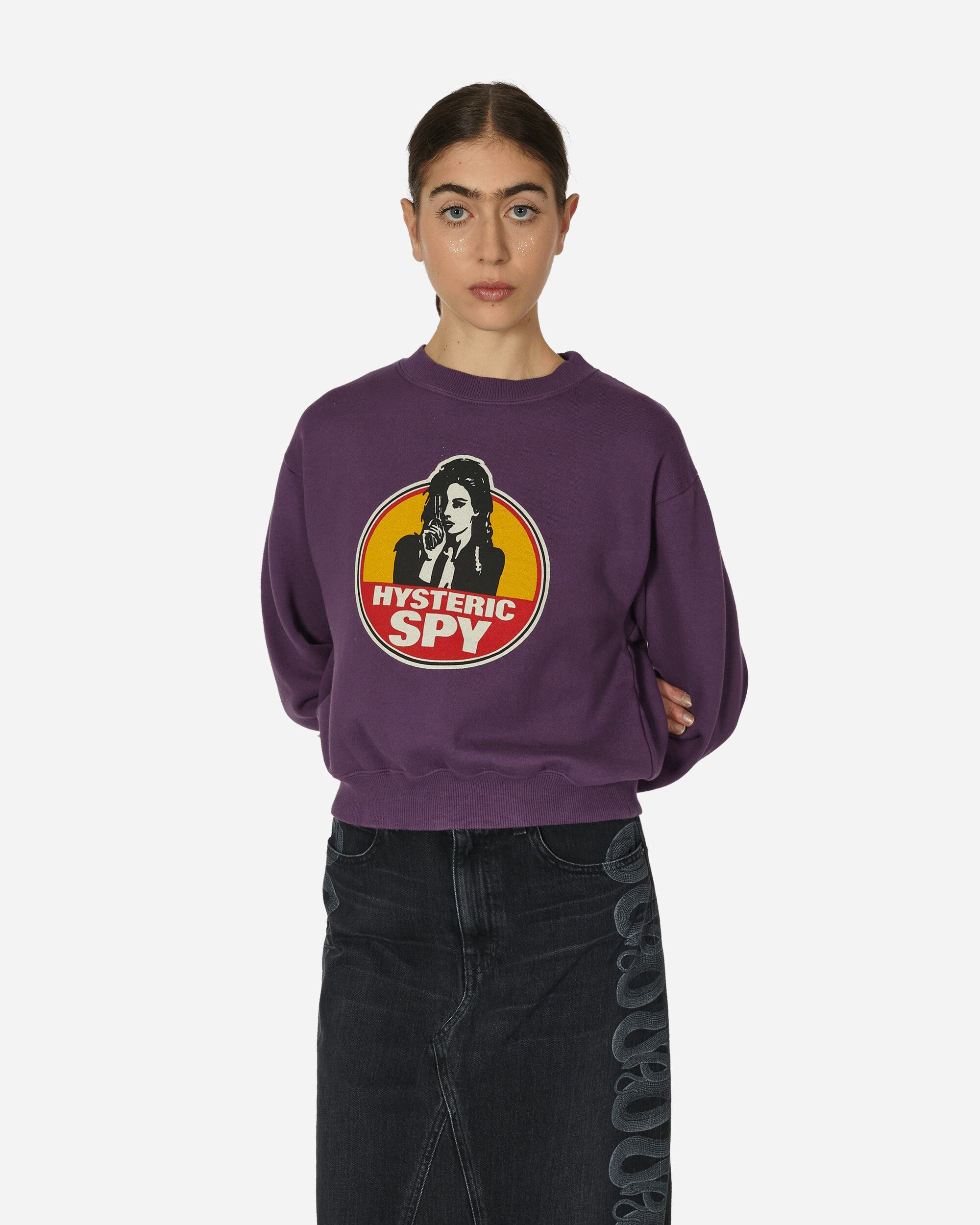 Hysteric Spy Sweatshirt Purple - 1