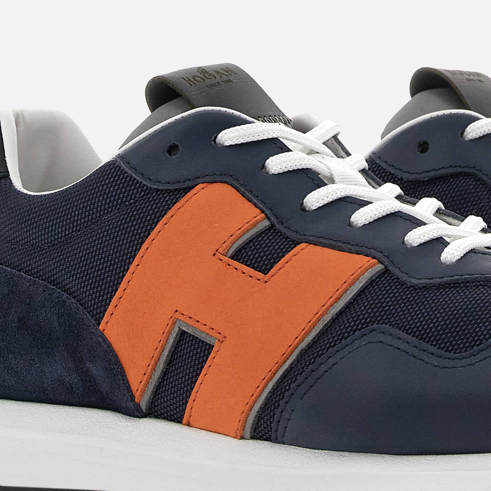 Sneakers Hogan H601 Orange Blue White - 6