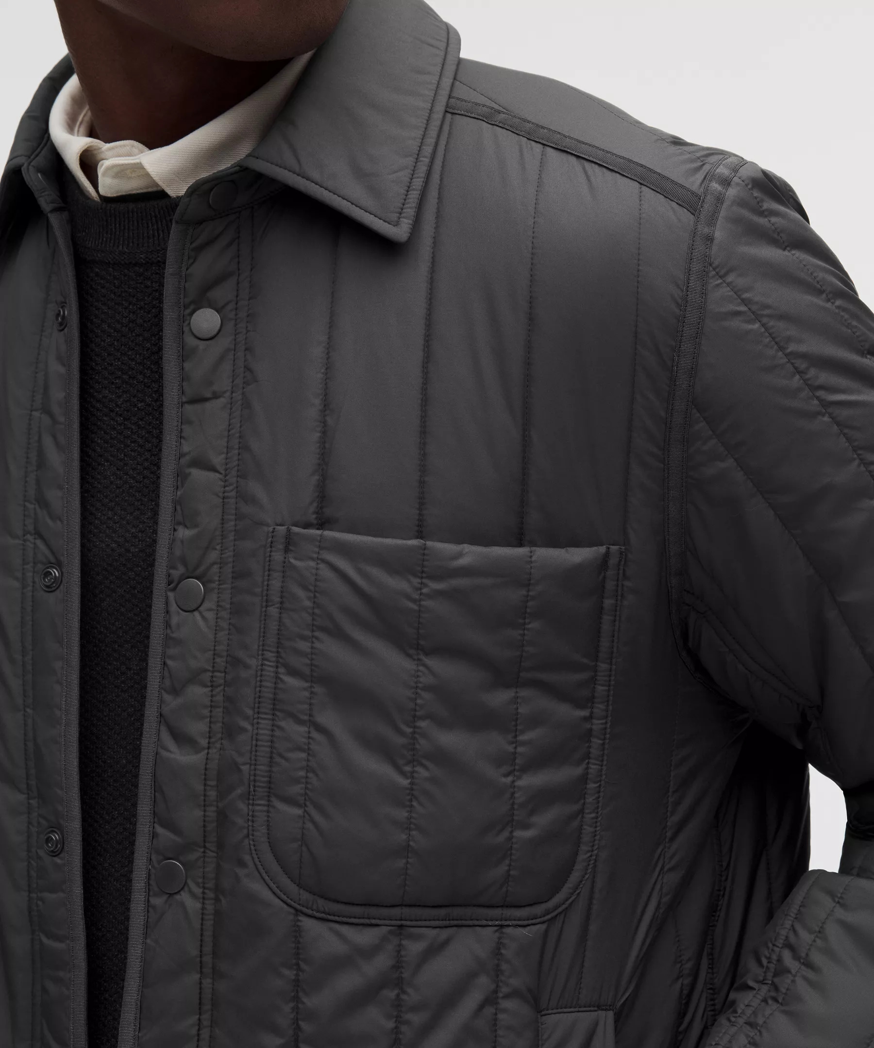 Insulated Quilted Shirt Jacket - 7