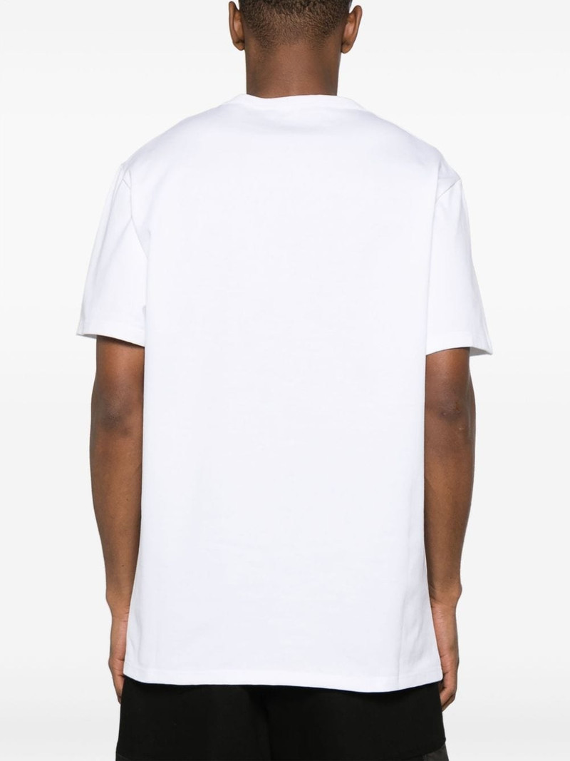 embroidered-logo cotton T-shirt 4