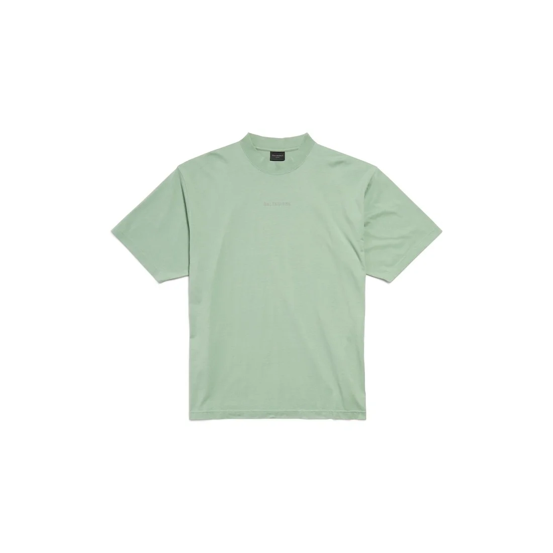 Balenciaga Back Reflective T-shirt Medium Fit in Sage Green - 1