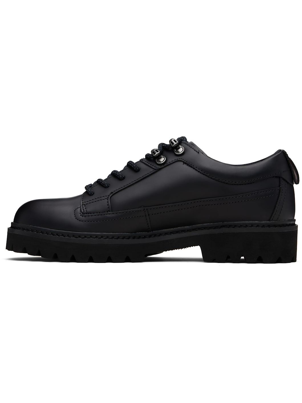 Black Lace-Up Derbys - 3