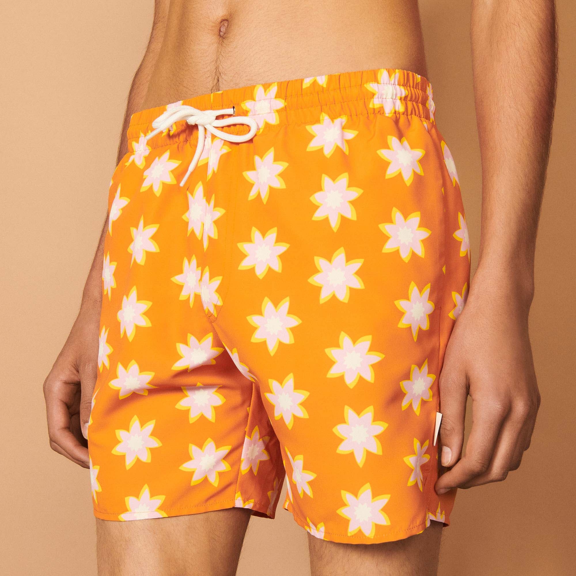 Floral print swim shorts - 5