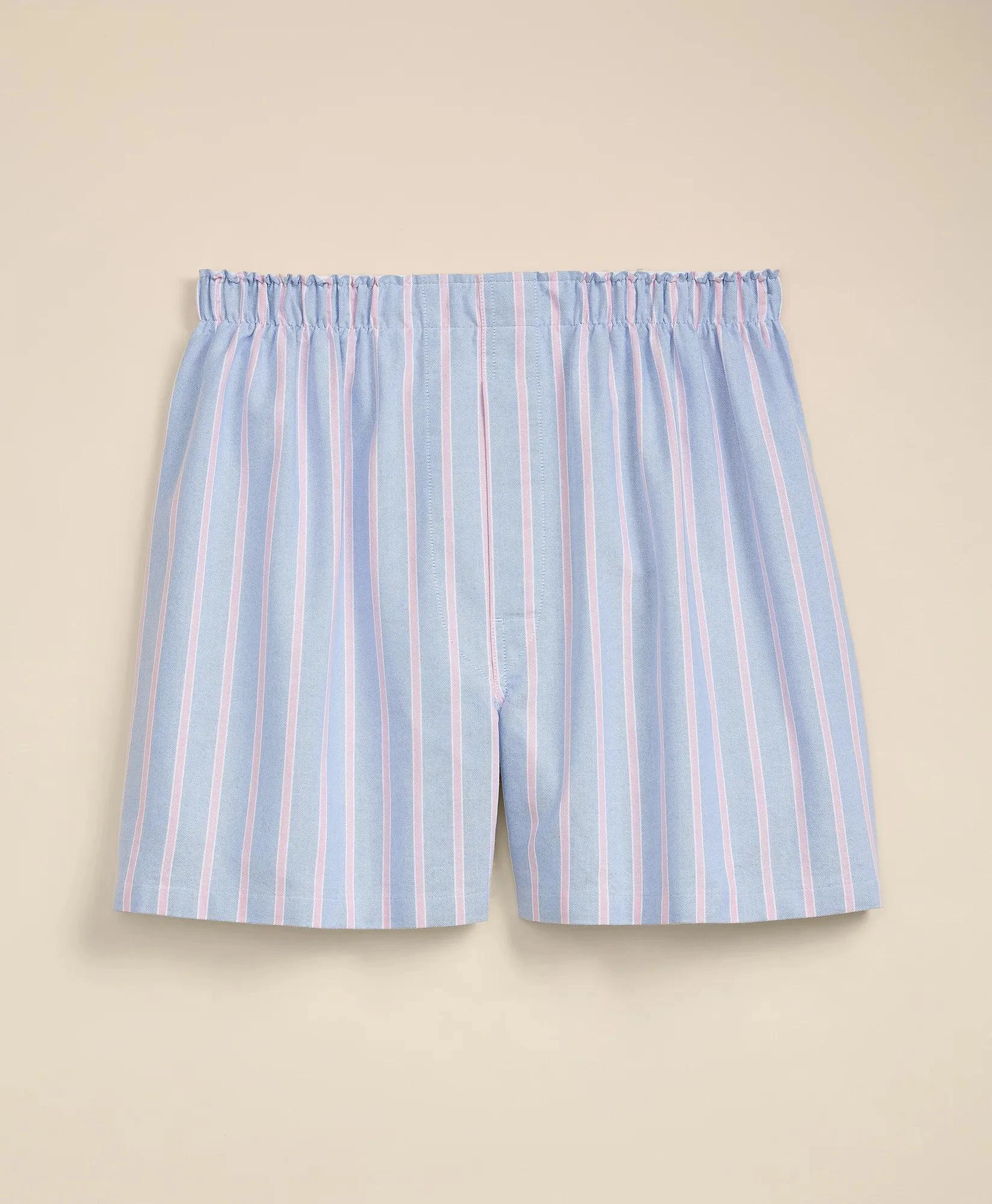 Cotton Oxford Stripes Boxers - 1