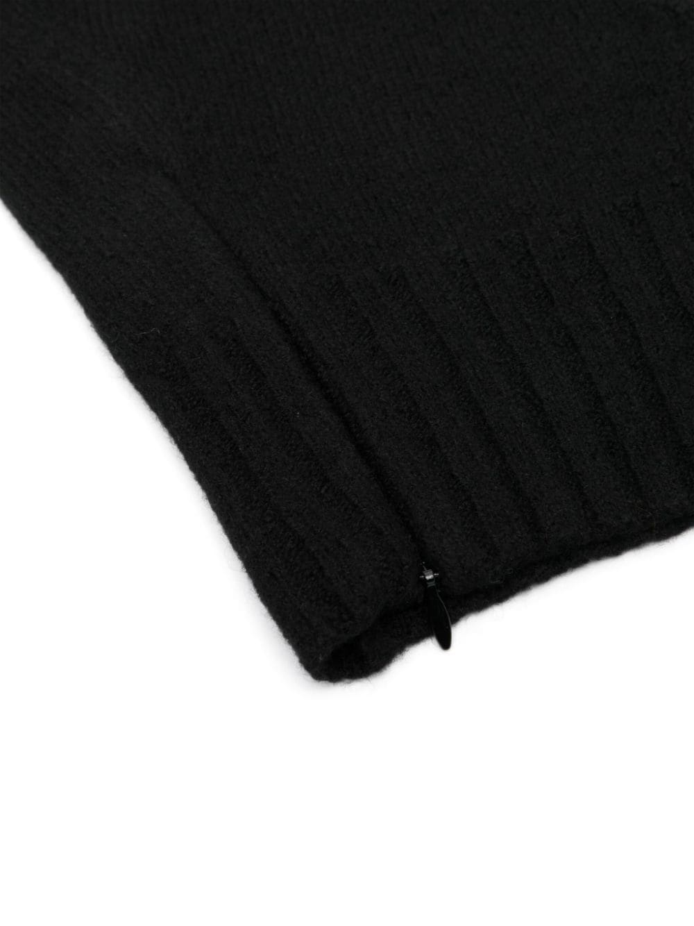 ribbed-trim wool balaclava - 2