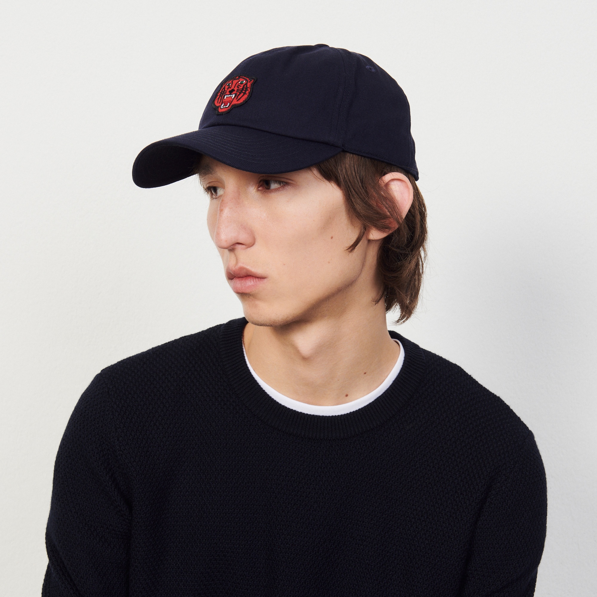 Cotton hat with patch - 2