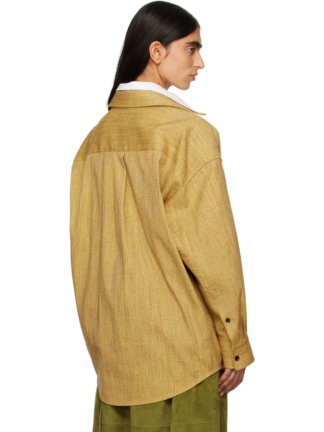 Yellow Light Cotton Frise Shirt - 3