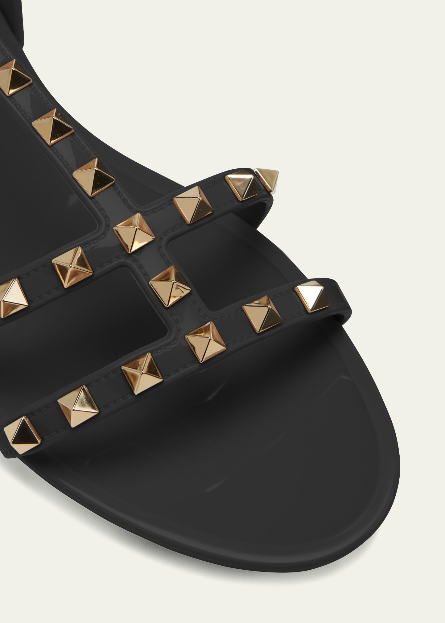 Rockstud Jelly Flat Gladiator Sandals - 6