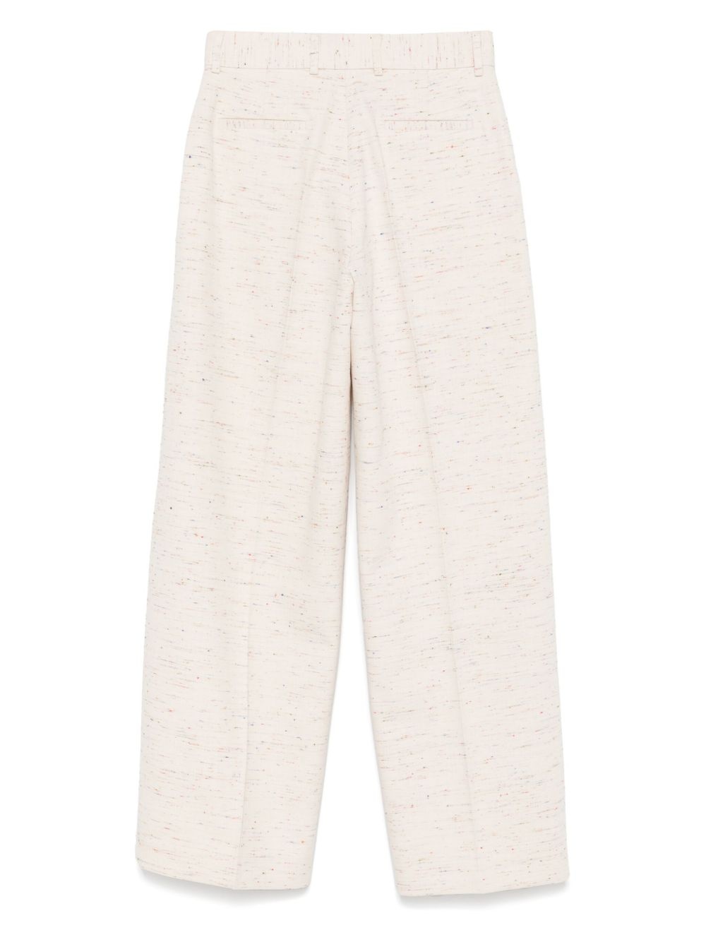 mélange trousers - 2