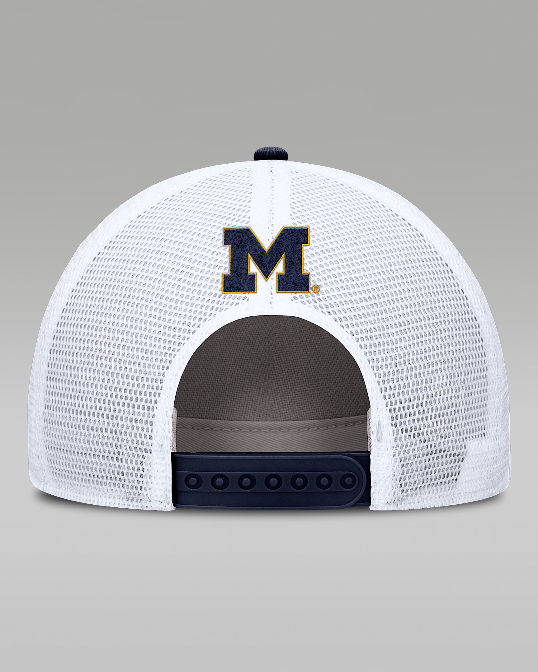 Michigan On-Field Rise Men's Nike Jordan Brand College Trucker Adjustable Hat - 2