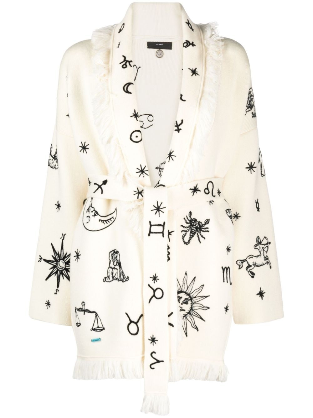 Horoscope virgin-wool cardigan - 1