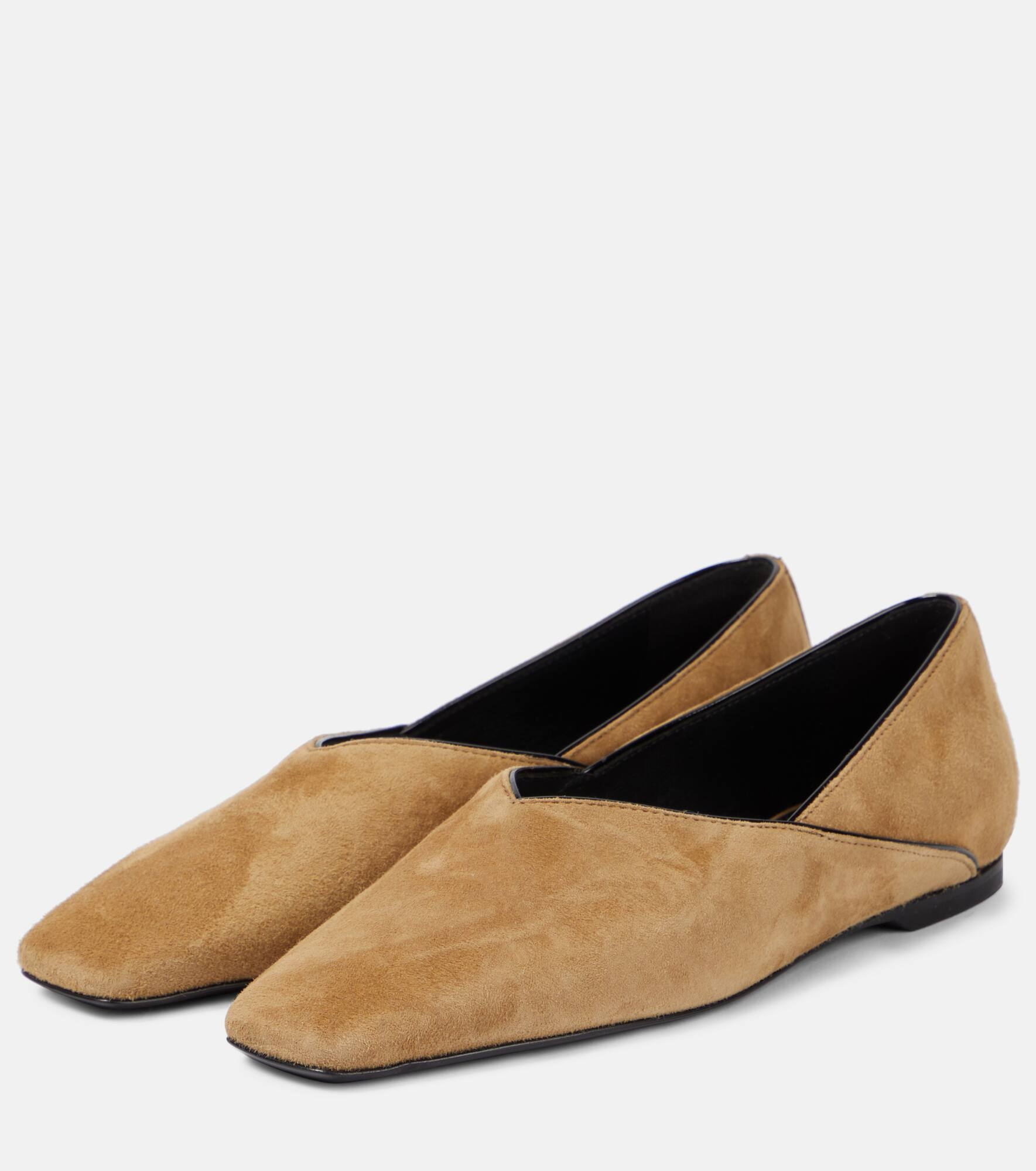 The Everyday Flat suede ballet flats - 5