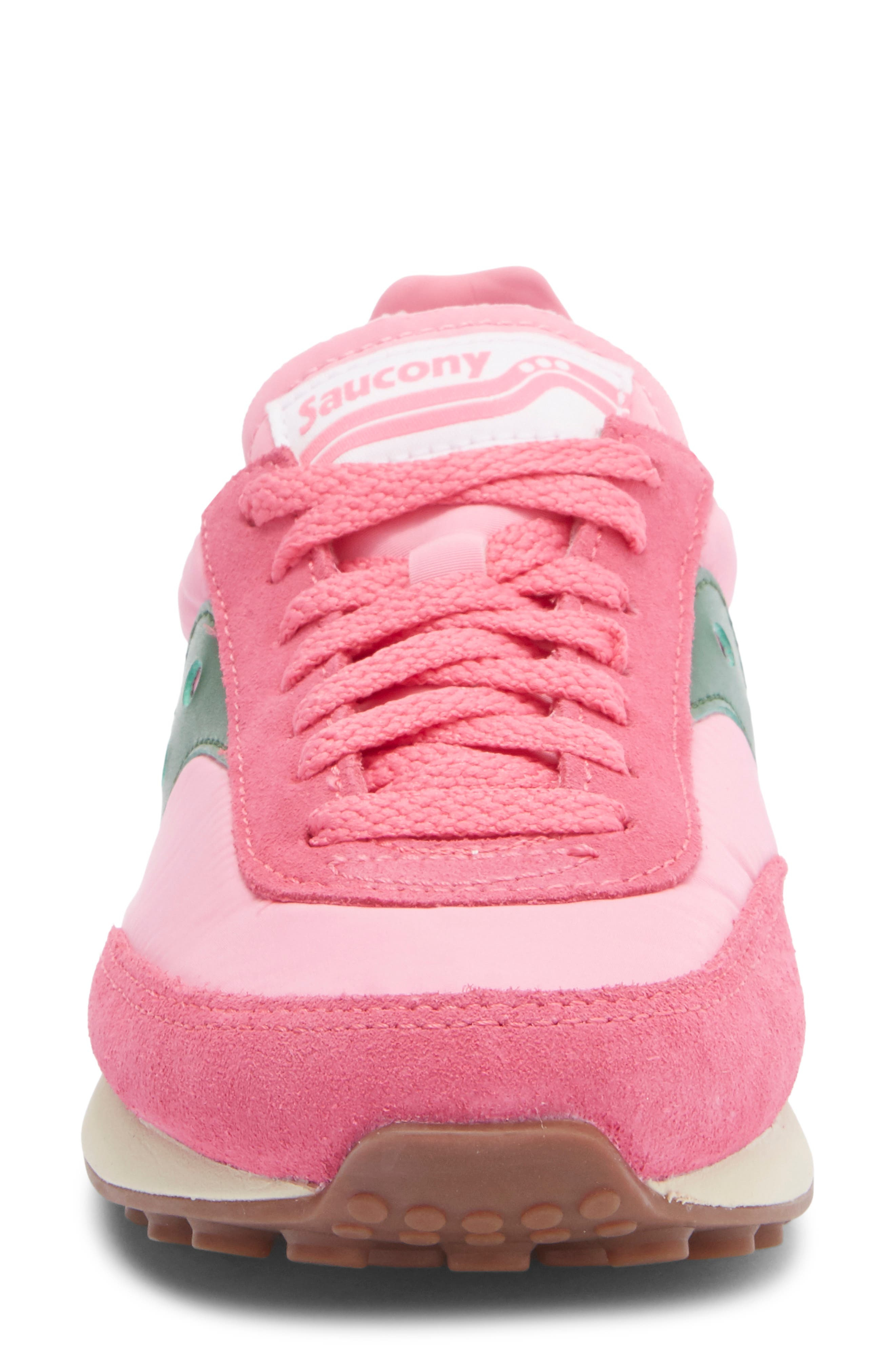 Saucony Gender Inclusive Trainer 80 Sneaker in Pink/Forest at Nordstrom - 4