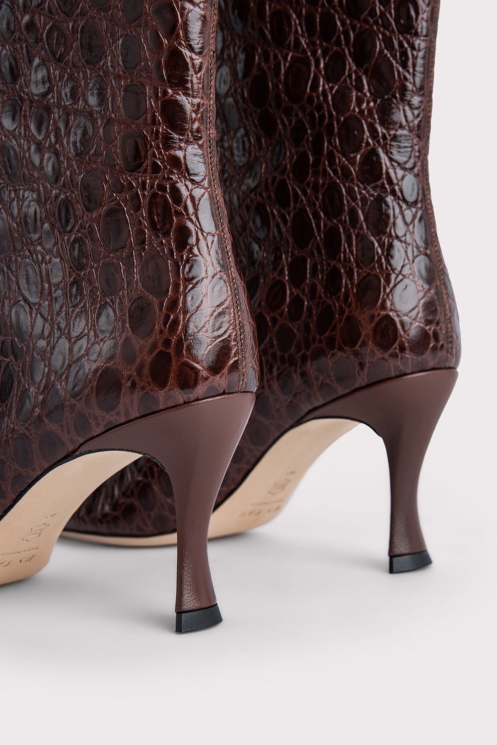 Stevie 42 Sequoia Circular Croco Embossed Leather - 6