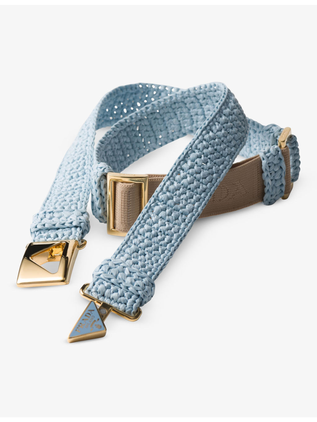 Brand-plaque woven belt - 2
