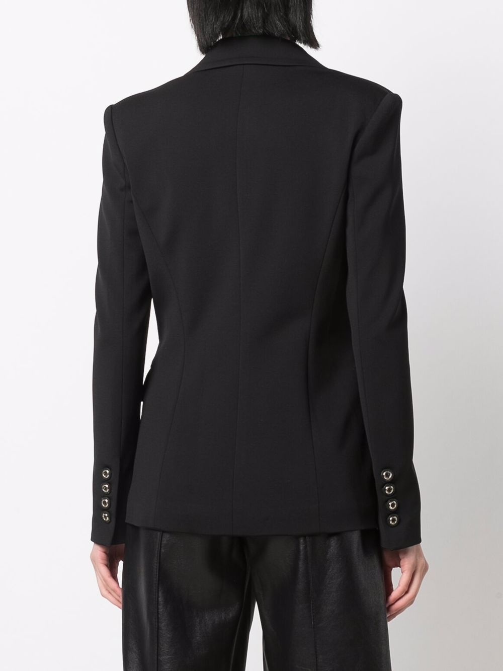 single-breasted fitted blazer - 4