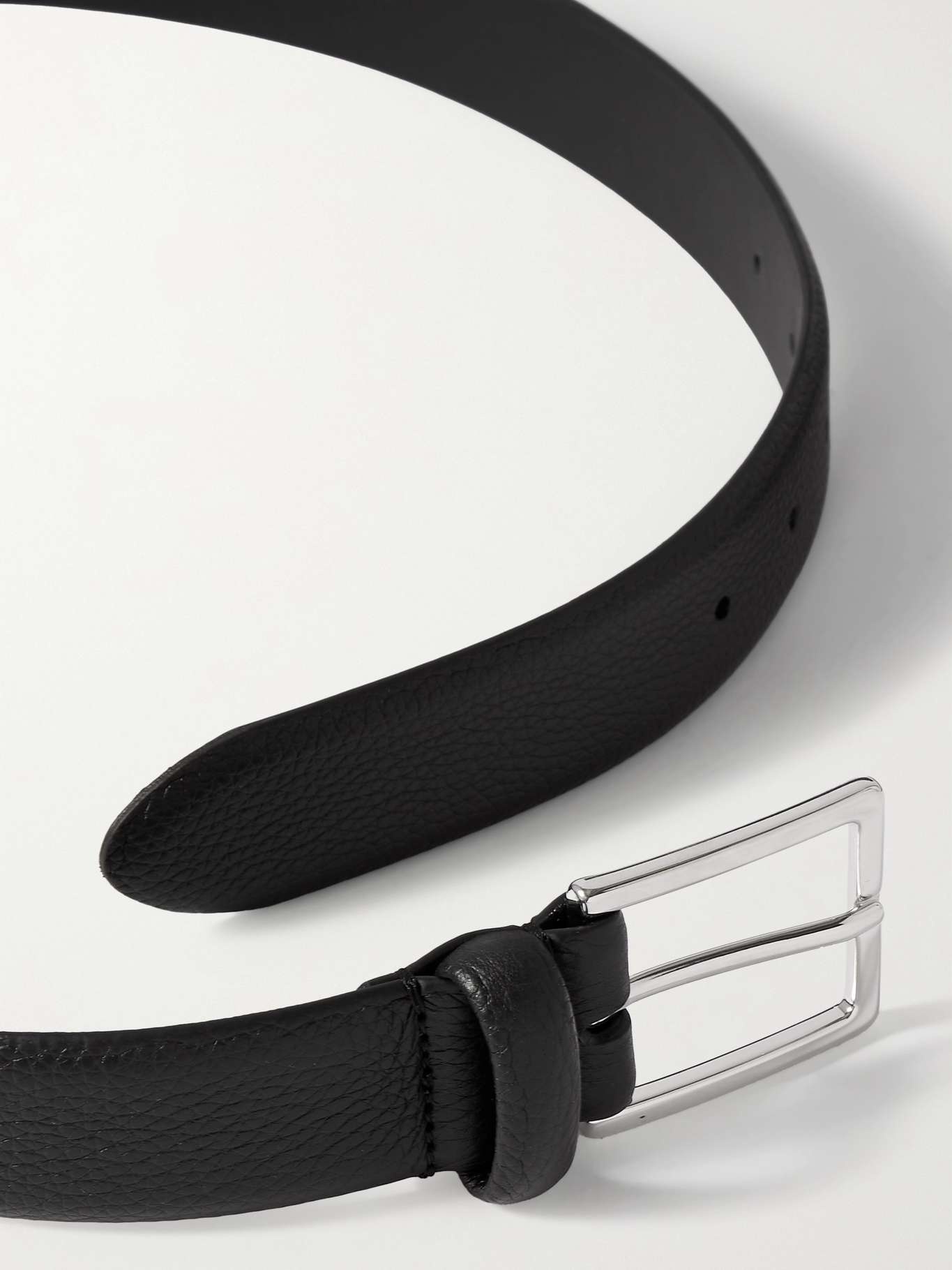 Textured-leather belt - 3