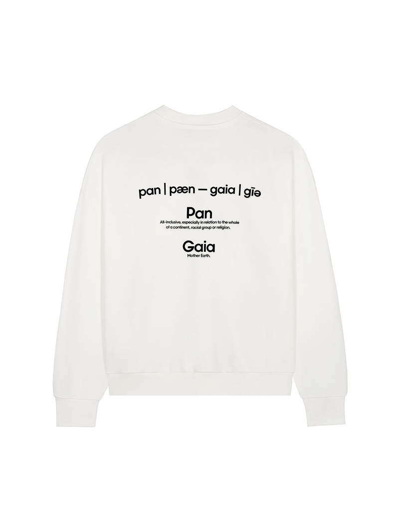 Womens 365 Midweight Definition Sweatshirt - Off-White 1