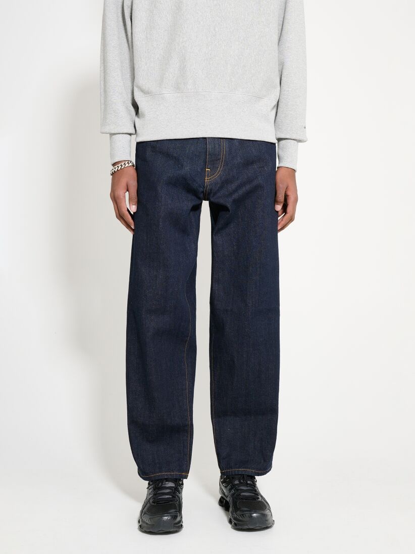 Noah NOAH STOVEPIPE JEANS INDIGO | tresbien | REVERSIBLE